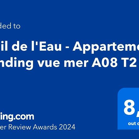 O Fil De L'Eau - Appartement Standing Vue Mer A08 T2 Bandol Exterior foto