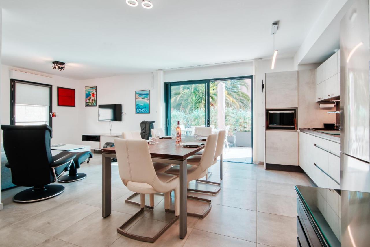 O Fil De L'Eau - Appartement Standing Vue Mer A08 T2 Bandol Exterior foto