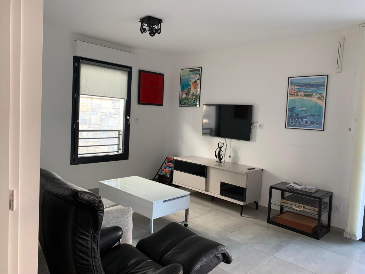 O Fil De L'Eau - Appartement Standing Vue Mer A08 T2 Bandol Exterior foto