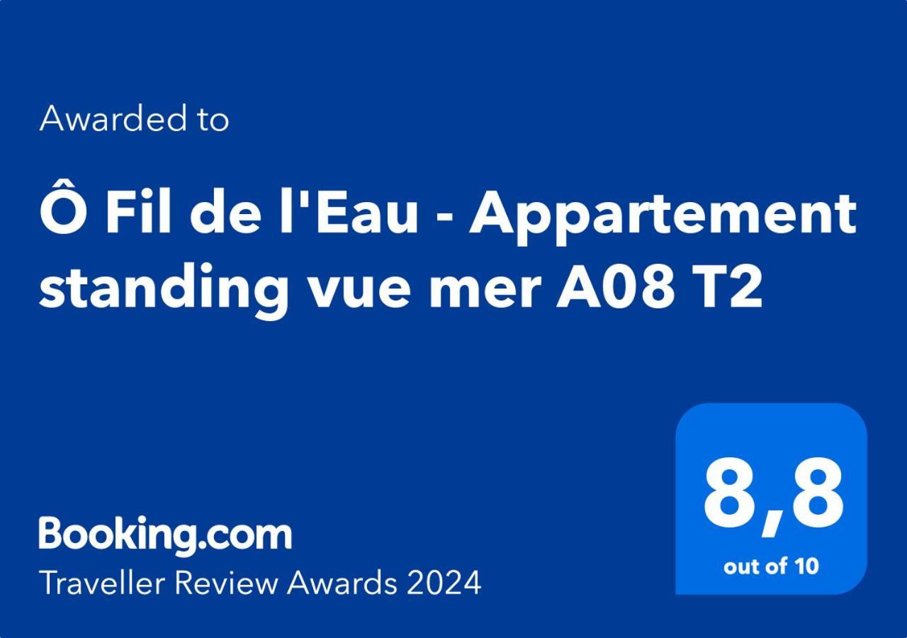 O Fil De L'Eau - Appartement Standing Vue Mer A08 T2 Bandol Exterior foto